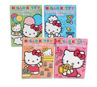 Super set di libri da colorare e attivit Hello Kitty ~ 4 adesivi di libri Hello Kitty e appendino per porta per bambini sulla spiaggia