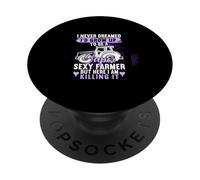 Super Sexy Farmer Dice Divertente PopSockets PopGrip Adesivo