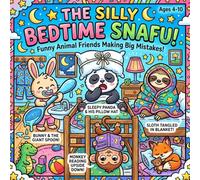 Super Silly Bedtime Coloring Book: Funny Bedtime Routine Adventures with Cute Animal Friends, Big Easy Coloring Pages, and Relaxing Nighttime Fun for Kids Ages 4-10