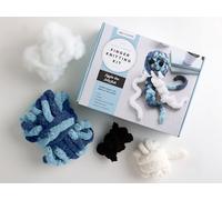 Super Simple Finger Knitting Kit Jiggle the Jellyfish: Everything You Need Is Included: Chunky Yarn, Fiberfill, Instruction Booklet: Everything You ... and Collectible Sticker; Beginner Friendly!