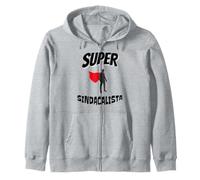Super Sindacalista - Design per la Lotta dei Lavoratori Felpa con Cappuccio