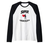 Super Sindacalista - Design per la Lotta dei Lavoratori Maglia con Maniche Raglan