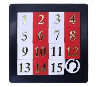 Super Slide Puzzle Game, Number Slide Puzzle 3x3 pollici 15 griglie Giocattolo numerico compatto e portatile Rilassanti giocattoli educativi per l'apprendimento per bambini Adolescenti Adulti