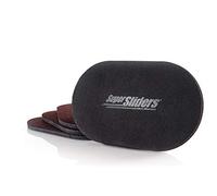 Super Sliders 4726595N - Traslochi riutilizzabili per mobili pesanti in legno, per pavimenti in legno e feltro, colore: marrone, confezione da 4