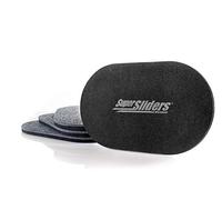 Super Sliders 4746595N - Feltrini riutilizzabili XL pesanti per pavimenti in legno, feltro, grigio, confezione da 4