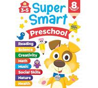 Super Smart Workbook Preschool - Preschool Learning Activity Workbook for Kids Ages 3-5 | Trace Letters & Numbers, Phonics, Math, Science, Social Skills & Fine Motor Practice | Includes 100+ Stickers