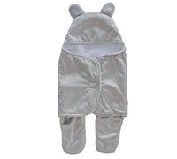 Super Soft Baby Boy or Girl cute avvolgente luna e stelle 0 - 6 mesi (grigio)