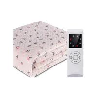 Super Soft Crystal Electric Blanket Dual Control Temperature Control And Auto Power Off Timer Function Overheat Protection Machine Washable