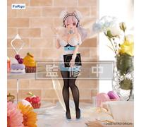 Super Sonico BiCute Bunnies PVC Statue Waitress Light Blue Color Ver. 28 cm
