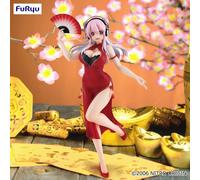 Super Sonico Personaggio Sonico Trio-Try-It Cina Abito Ver. Furyu Nuovo 21cm