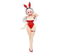 Super Sonico - Statuetta di coniglietti bicuti, versione rossa, 30 cm, Super Sonico