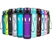 Super Sparrow Borraccia Sportiva & Bottiglia Bambini Senza Perdite - 1L Bottiglia Acqua Plastica Riutilizzabile - Senza BPA