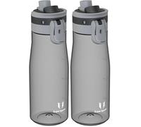 Super Sparrow Borraccia 1L - Bottiglia Senza BPA, a Prova di Perdite - Borracce TouchGulp Flusso Rapido con Un Clic per Scuola, Sportiva, Palestra (Confezione da 2)