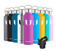 Super Sparrow Borraccia Termica 1L, Bottiglia Termica Senza Perdite - Senza BPA Borracce, per Bambini, Scuola, Sport, Campeggio, Yoga, Palestra, Ciclismo