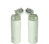 Super Sparrow Borraccia Termica, Acciaio Inox Bottiglia Termica - 500ml - Senza BPA Termos, Borracce Termiche Bambini - Include 2 Coperchi con Cannuccia e Coperchio Sportivo