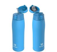 Super Sparrow Borraccia Termica, Acciaio Inox Bottiglia Termica - 750ml - Senza BPA Tazza Termica, Borraccia Termica per Bambini, Scuola, Sportiva, Bici, Campeggio, Palestra