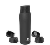 Super Sparrow Borraccia Termica, Acciaio Inox Bottiglia Termica - 950ml - Senza BPA Termos, Borracce Termiche Bambini - Include 2 Coperchi con Cannuccia e Coperchio Sportivo