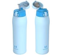 Super Sparrow Borraccia Termica, Acciaio Inox Bottiglia Termica - 950ml - Senza BPA Termos, Borracce Termiche Bambini - Include 2 Coperchi con Cannuccia e Coperchio Sportivo