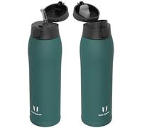 Super Sparrow Borraccia Termica, Acciaio Inox Bottiglia Termica - 950ml - Senza BPA Termos, Borracce Termiche Bambini - Include 2 Coperchi con Cannuccia e Coperchio Sportivo