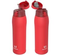 Super Sparrow Borraccia Termica, Acciaio Inox Bottiglia Termica - 950ml - Senza BPA Termos, Borracce Termiche Bambini - Include 2 Coperchi con Cannuccia e Coperchio Sportivo