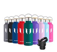 Super Sparrow doppia parete in acciaio inox coibentato bottiglia di acqua - 500ml - isolante della borraccia - perfetto Thermos - Privo di BPA, BPS, ftalati