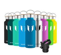 Super Sparrow Doppia Parete in Acciaio Inox Coibentato Bottiglia di Acqua -750ml - Isolante Della Borraccia - Perfetto Thermos - Privo di BPA, BPS, Ftalati