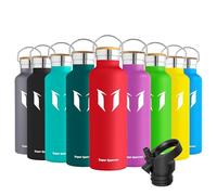 Super Sparrow Doppia Parete in Acciaio Inox Coibentato Bottiglia di Acqua -750ml - Isolante Della Borraccia - Perfetto Thermos - Privo di BPA, BPS, Ftalati