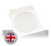 Super Speedy Confezione da 100 bustine per CD Dvd in Carta Bianca - Consegna Gratuita