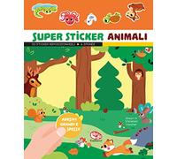 Super sticker animali. Ediz. a colori