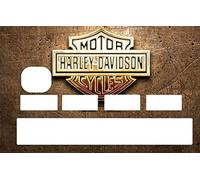 Super Sticker Sticker Harley Davidson per Personalizzare la Tua Carta Blu Secondo Il Desiderio del Momento.