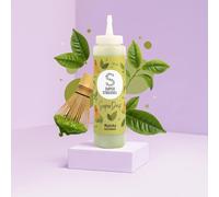 Super Streusel SuperDrip con gusto Matcha - smalto per torte, glassa per torte, Royal Icing, zucchero, colorante alimentare, purea di zucchero, verde (bottiglia da 300 g)