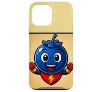 Super supereroe della frutta ai mirtilli Custodia per iPhone 13 Pro Max