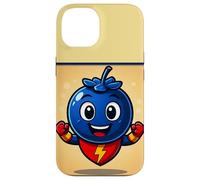 Super supereroe della frutta ai mirtilli Custodia per iPhone 14