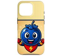 Super supereroe della frutta ai mirtilli Custodia per iPhone 16 Pro
