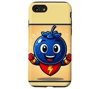 Super supereroe della frutta ai mirtilli Custodia per iPhone SE (2020) / 7/8