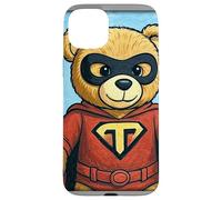 Super Teddy Carino Supereroe Orso Custodia per iPhone 15 Plus