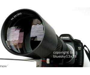 Super Tele 500 1000mm per Sony E-Mount P. Es. Alpha 3000 5000 5100 6000 6300 Etc