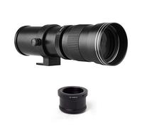 Super Teleobiettivo Zoom Manuale 420-800mm F/8.3-16 + Attacco T per G9 GH5 II GX7 GX8 GX9 GX850 G90 G91 G95 G100, E-M1 E-M5 E-M10 I II III E-PM2 E-PM1 Pen -F Fotocamera DSLR