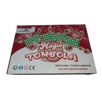 Super Tombola 72 cartelle in plastica chiusura automatica bingo lotto 90 numeri in legno gioco da tavolo smorfia napoletana grande tombolata in famiglia