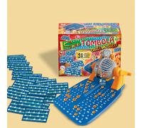 SUPER TOMBOLA AUTOMATICA 24 CARTELLE IN PLASTICA DISTRIBUTORE PALLINE MANUALE