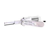 Super Tools 2 in 1 grimaldello e decodificatore per auto, serratura automatica, lettore di chiavi auto, strumenti professionali per fabbro (Super Tools HU92(+15) V.3)