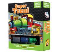 Super treni. Ediz. a colori. Con scenario. Con 3 trenini