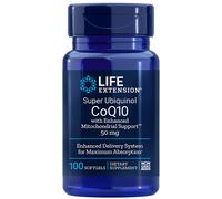 Super Ubiquinol CoQ10 con supporto mitocondriale potenziato, 50mg - 100 softgels
