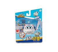 Super Wings 2023 Flip Transformer Robot Figure-Jett, Dizzy, Donnie Paul...