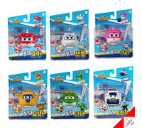 Super Wings 2023 Flip Transformer Robot Figure-Jett, Dizzy, Donnie Paul...