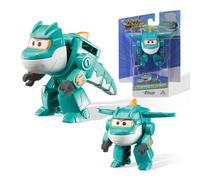 Super Wings Dinosauro Tino Giocattoli Transforming 5cm, Giocattoli trasformabili in modalità 2 in 1, Robot giocattolo per bambini e bambine, Giocattoli Dinosauro Regali per 3+ anni