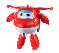 Super Wings Record'N'Talk Jett-Figurine Transformable,Robot di Registrazione e Ripetizione,Giocattolo per Bambini 3 4 5 6 7 8 Anni