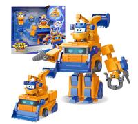 Super Wings Robot trasformabile Marty, altezza 16 cm, giocattolo veicolo robot trasformabile 2 in 1, con personaggio alto 5 cm, giocattolo per bambini maschi femmine dai 3 anni in su, oran