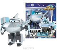 Super Wings Season8 Trasformatore Elettrico Traver Robot Giocattolo 5" Corean...