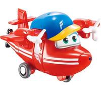 Super Wings Super Wings-EU720021-Transform-a-Bots Robot EU720021-Transform-a-Bots Flip, Colore Red, L änge 4,70 cm, Breite 7,15 cm, Höhe 5,70 cm, EU720021